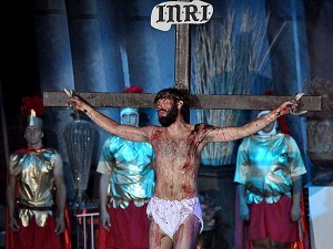 Enio Scallet interpretou novamente Jesus durante a 21ª Paixão de Cristo