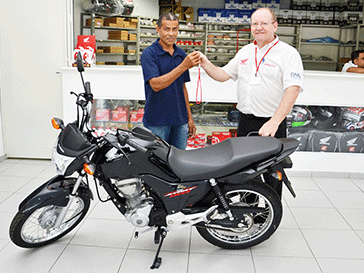Leia mais sobre o artigo Acias entrega moto Honda 0km