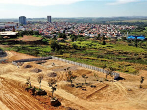 Novo ecoponto começou a ser construído recentemente e beneficiará região do Nair Maria e Planalto 
