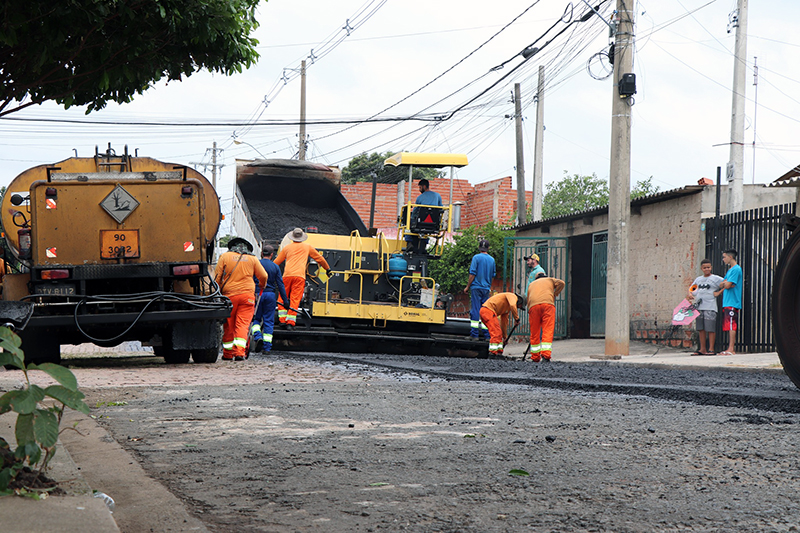 Leia mais sobre o artigo Duas importantes vias do Santa Cruz estão sendo pavimentadas em Salto